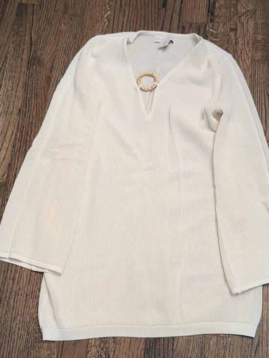 House of Harlow 1960 Other - House of Harlow 1960 Ivory Open-Knit Cover Up/ Top